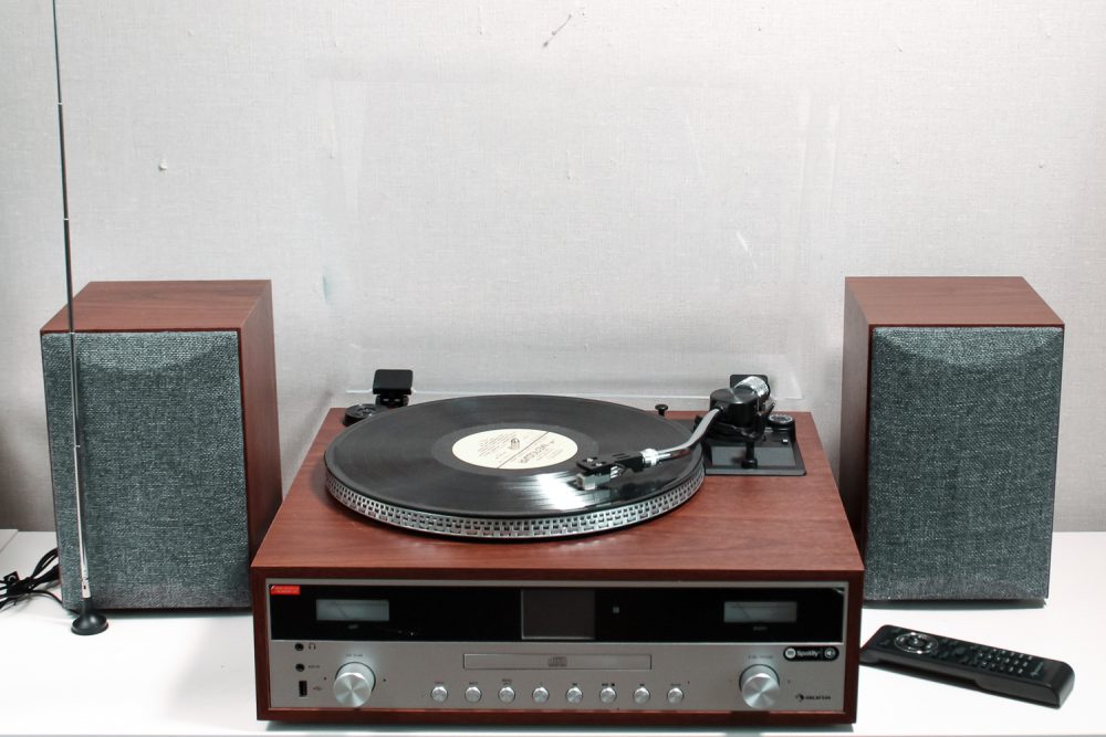Вініловий програвач Auna Birmingham DAB + CD FM USB BT інтернет радіо з колонками - Зображення 8