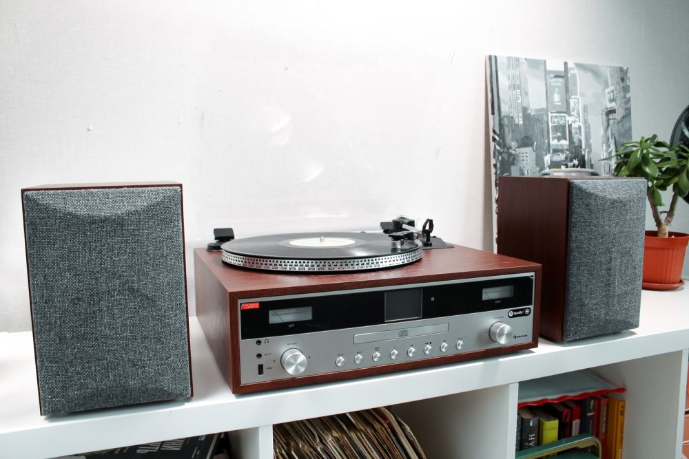 Вініловий програвач Auna Birmingham DAB + CD FM USB BT інтернет радіо з колонками - Зображення 3